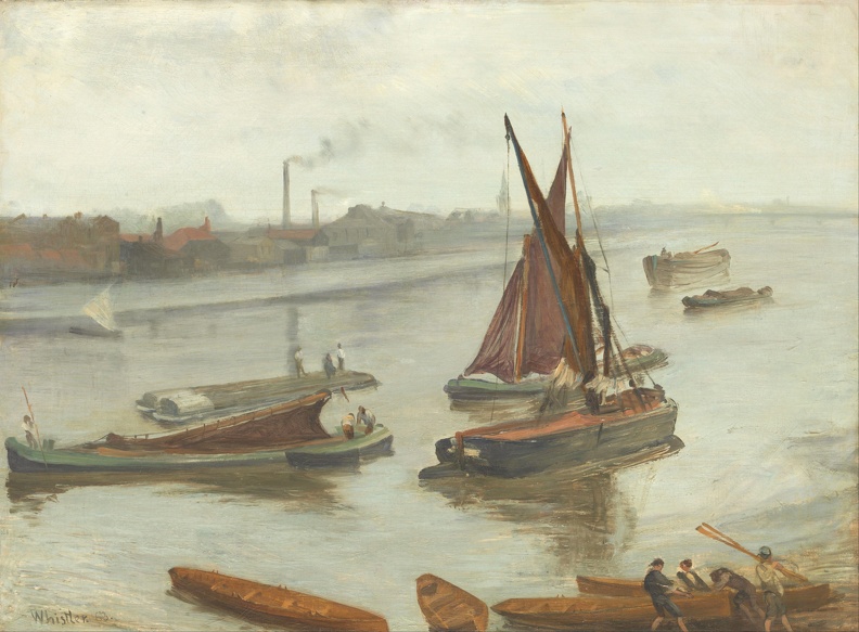 MCNEILL WHISTLER JAMES ABBOTT GREY AND SILVER OLD BATTERSEA REACH GOOGLE CHICA