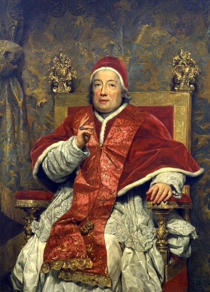 MENGS ANTON RAPHAEL PRT OF PAPST CLEMENT XIII 1758