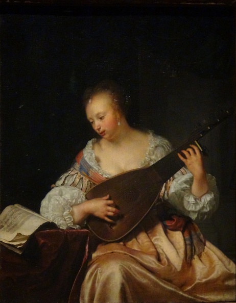 MIERIS FRANS VAN YOUNGER PRT OF JOUEUSE THEORBE