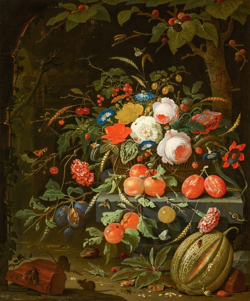 MIGNON ABRAHAM FLOWERS AND FRUIT 110 MAURITSHUIS
