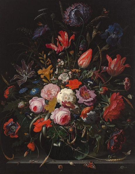MIGNON ABRAHAM STILLIFE FLOWERS IN VASE 1526 BOIJ BEU