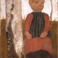 MODERSOHN BECKER PAULA CHILD IN RED DRESS 1905 FOGG