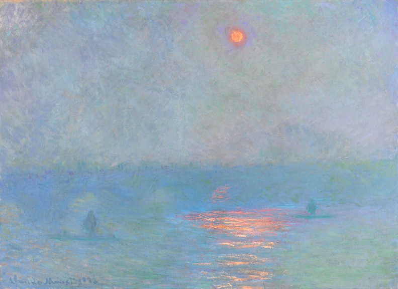 MONET CLAUDE HOUSES OF PARLIAMENT EFFECT OF SUNLIGHT IN FOG 1899 1901 LO NG