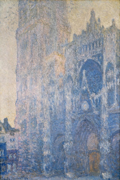 MONET CLAUDE ROUEN CATHEDRAL PORTAL AND TOUR D ALBANE MORNING EFFECT 1894