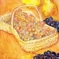 MONET CLAUDE BASKET OF GRAPHES QUINCES AND PEARS 1882 85
