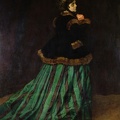 MONET CLAUDE CAMILLE PRT OF WOMAN GREEN DRESS 1866