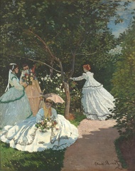 MONET CLAUDE WOMEN IN GARDEN 1866 ORSAY
