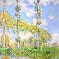 MONET CLAUDE THREE TREES IN SUMMER 1891