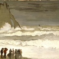 MONET CLAUDE ROUGH SEA AT ETRETAT 1868 1869 ORSAY