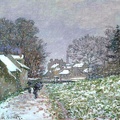 MONET CLAUDE SNOW AT ARGENTEUIL 1874