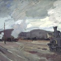 MONET CLAUDE RAILWAY STATION AT ARGENTEUIL 1872