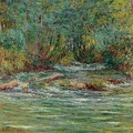 MONET CLAUDE RIVER EPTE AT GIVERNY SUMMER 1884