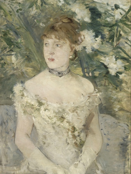 MORISOT BERTHE PRT OF YOUNG GIRL IN BALL GOWN GOOGLE ORSAY