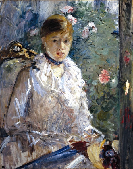 MORISOT BERTHE SEATED YOUNG LADY SUMMER