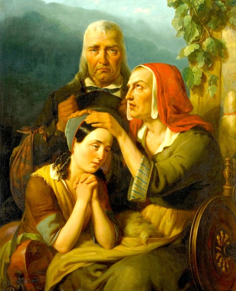 MORITZ CALISCH VAN MOTHER S BLESSING 1844 RIJK