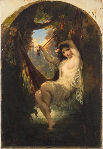 MULLER CHARLES LOUIS NYMPH OF WOODS