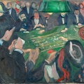 MUNCH EDVARD AT ROULETTE TABLE IN MONTE CARLO GOOGLE MUNCH