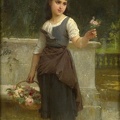 MUNIER EMILE FLOWER GIRL 1889 PRAGA
