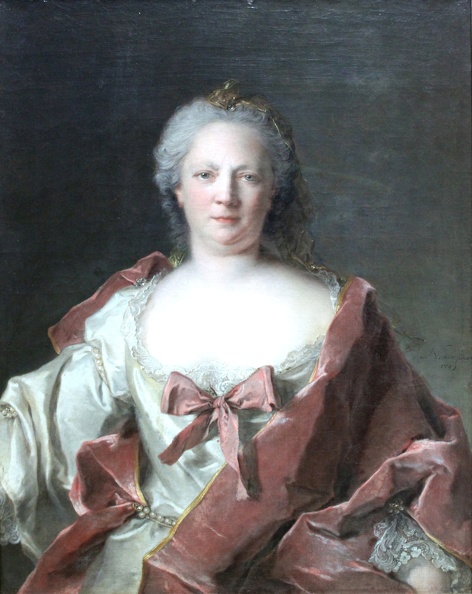 NATTIER JEAN MARC PRT OF ANNA ELISABETH LEERSE 1749 FRANKFURT