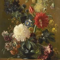 OS GEORGIUS JACOBUS JOHANNES VAN BOUQUET OF FLOWERS IN VASE ANTWERP GELDER