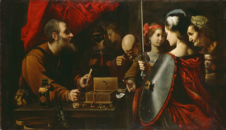 PAOLINI PIETRO ACHILLES AMONG DAUGHTERS OF LYCOMEDES 1625