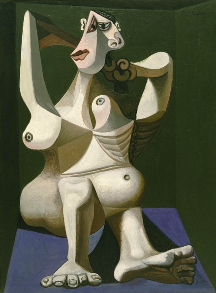 PICASSO PABLO WOMAN DRESSING HER HAIR MET