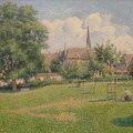 PISSARRO CAMILLE HOUSE OF DEAF WOMAN AND BELFRY AT ERAGNY