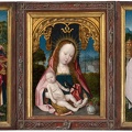 PROVOOST JAN TRIPTYCH WITH VIRGIN AND CHILD JOHN EVANGELIST AND MARY MAGDALENE RIJK
