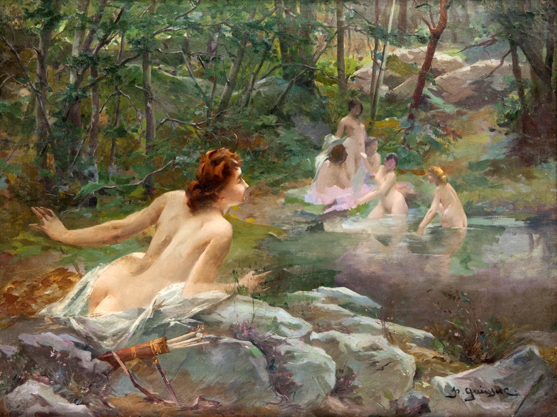 QUINSAC_PAUL_FRANCOIS_NYMPHS_IN_FOREST.JPG