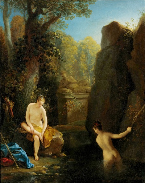 RAOUX JEAN DIANA AND NYMPH BATHING