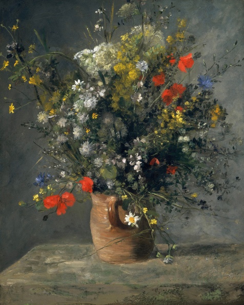 RENOIR PI. AU. FLOWERS IN VASE 1866 N G A