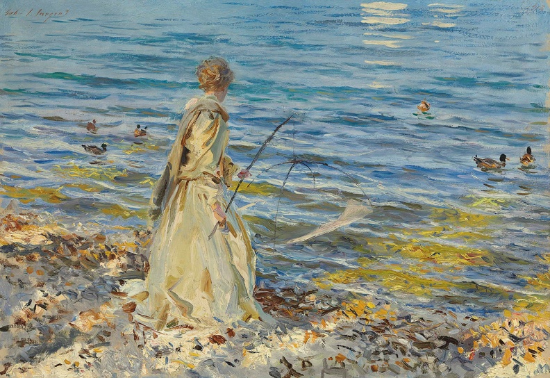 SARGENT J. S. GIRL FISHING 1913