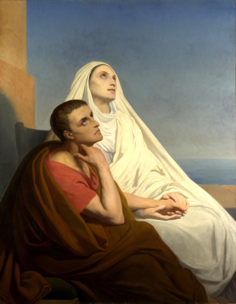 SCHEFFER ARY SST. AUGUSTINE AND MONICA LO NG