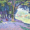 SIGNAC PAUL SEEN FROM CERE IN CANTAL 1900