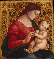 SIGNORELLI LUCA MADONNA COL BAMBINO MADONNA AND CHILD MET DT1344
