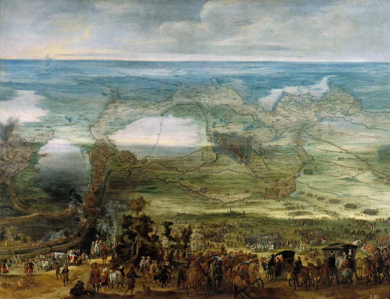 SNAYERS PIETER ISABELLA CLARA EUGENIA AT SIEGE OF BREDA 1628 PRADO