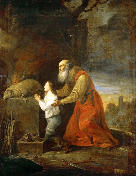 TENIERS DAVID YOUNGER ABRAHAMS SACRIFICE 1653 KUHI