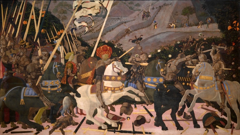 UCCELLO PAOLO BATTLE OF ST. ROMANO C1438 40 LO NG