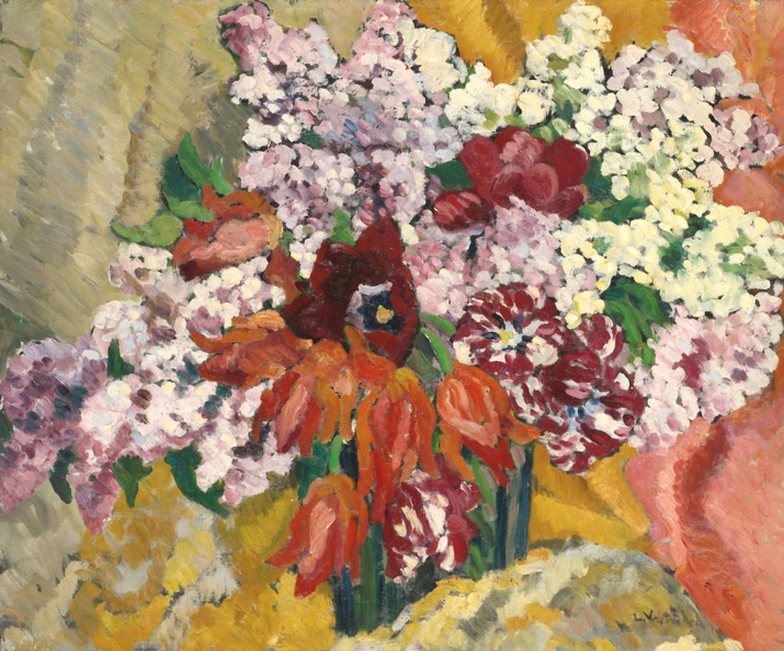 VALTAT LOUIS BOUQUET OF FLOWERS 1930