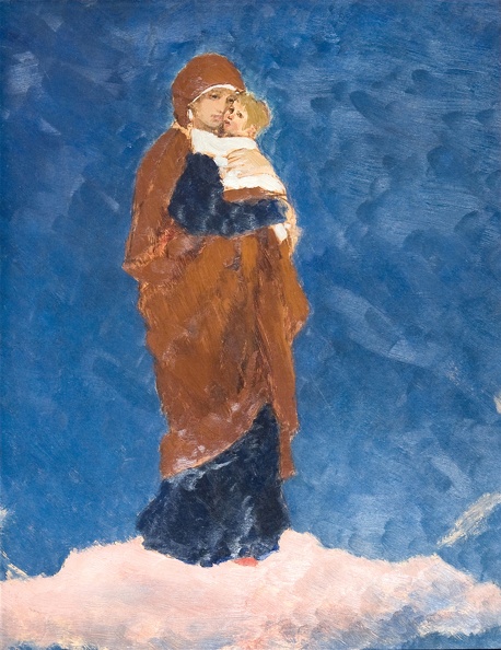 VASNETSOV VIKTOR VIRGIN MARY BY STUDY 1882 ABRAMTSEVO