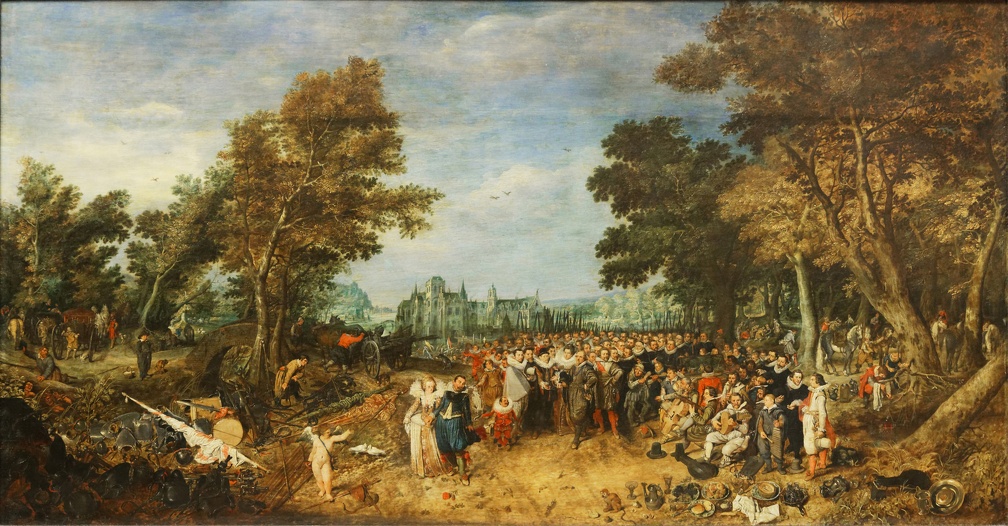 VENNE ADRIAEN PIETERSZ VAN DE ALLEGORIE DE LA TREVE DE 1609 LOUVRE