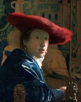 VERMEER JOHANNES GIRL RED HAT 1665 1666 N G A