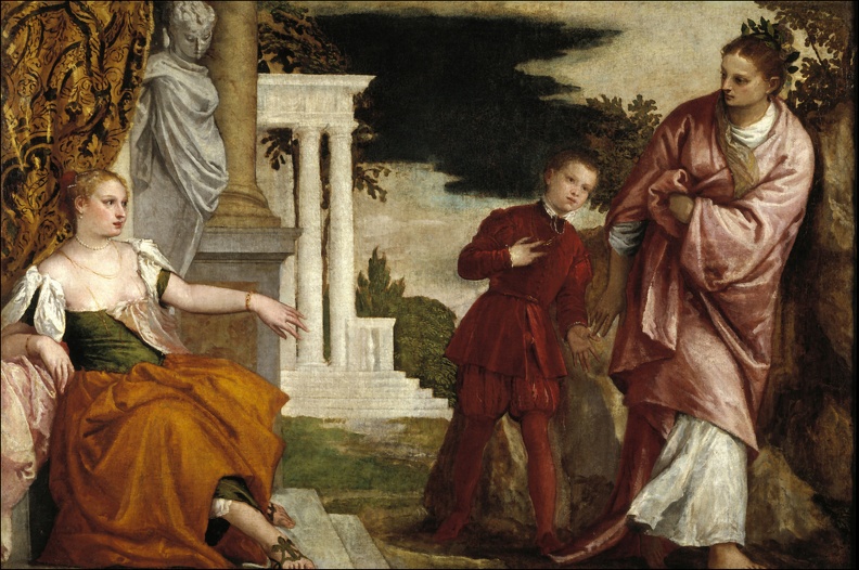 VERONESE PAOLO CALIARI ALLEGORY OF VIRTUE AND VICE