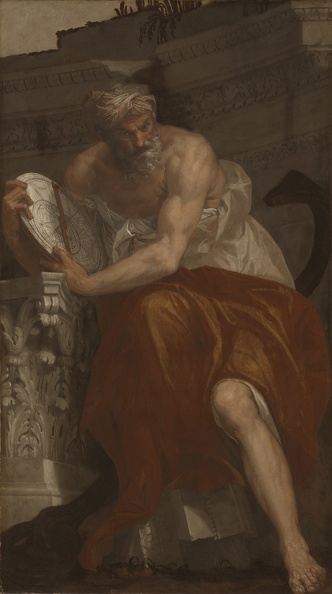 VERONESE PAOLO CALIARI NAVIGATION WITH ASTROLABE PTOLEMY 1557