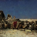 WEEKS EDWIN LORD CAMELS BESIDE CISTERN