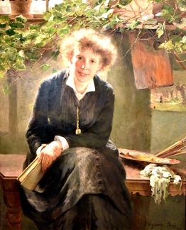 WEGMANN BERTHA PRT OF ARTIST JEANNA BAUCK 1881 NATIONAL