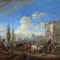WOUWERMAN PHILIPS DEPARTURE OF HUNTING PARTY CHRISTIES