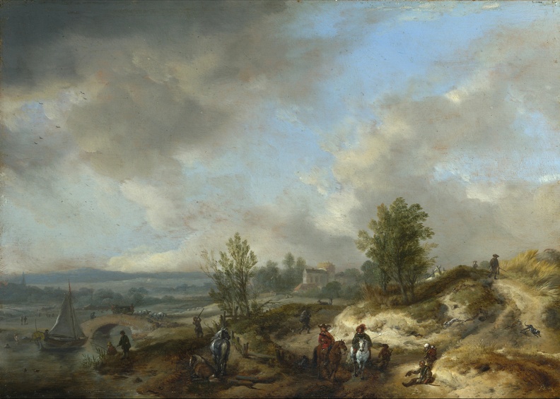 WOUWERMAN_PHILIPS_DUNE_LANDSCAPE_RIVER_AND_MANY_FIGURES_1660_LO_NG.JPG