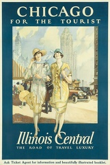  POSTER PAUL PROEHL CHICAGO ILLINOIS CENTRAL 1925