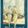  POSTER PAUL PROEHL CHICAGO ILLINOIS CENTRAL 1925